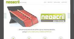 Desktop Screenshot of neoacril.com