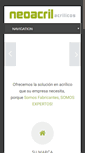 Mobile Screenshot of neoacril.com
