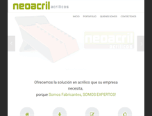 Tablet Screenshot of neoacril.com